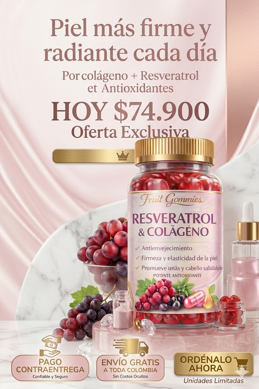 Glow Gummies | Colágeno + Resveratrol